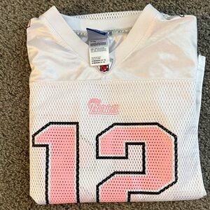 Reebok White and Pink Jersey